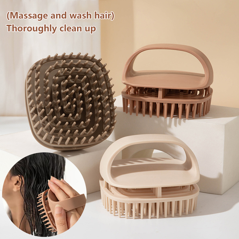 Scalp Massager Electric - แปรงแชมพู แปรงนวดหนังศีรษะ ทำความสะอาดหนังศีรษะ แปรงขจัดรังแคในครัวเรือน แปรงอาบน้ำ อุปกรณ์ทำผมสำหรับร้านเสริมสวย