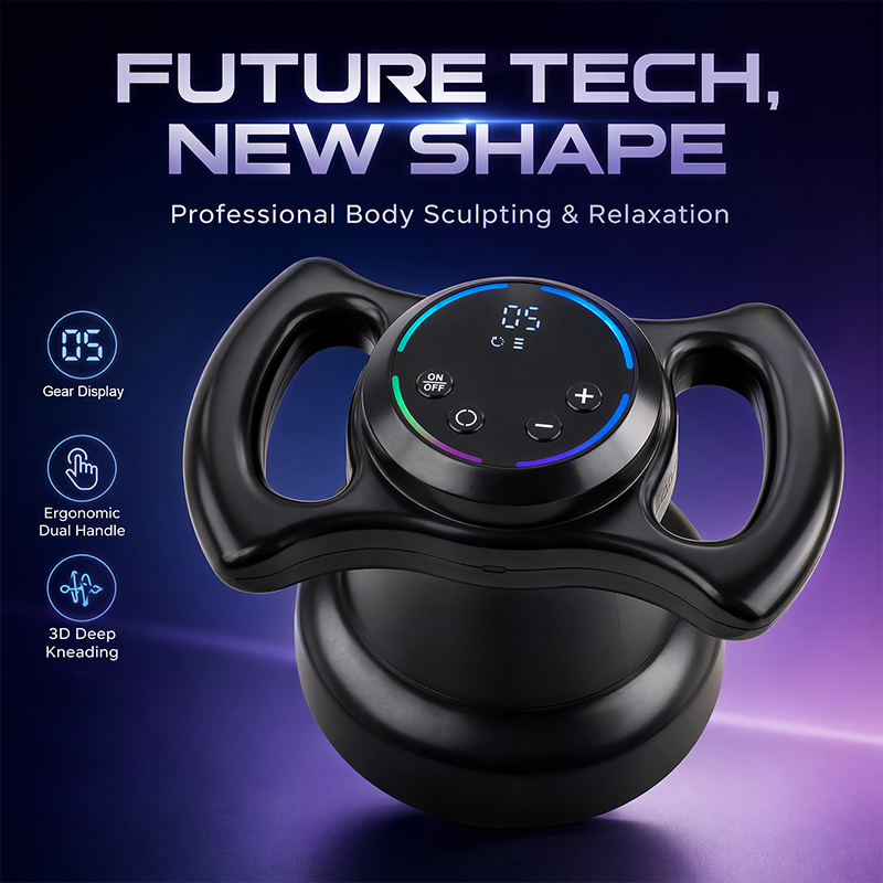 Scalp Massager Electric - เครื่องนวดไฟฟ้าแบบมือถือ นวดเนื้อเยื่อลึก พร้อมหัวเปลี่ยนได้ 2 แบบ เพื่อบรรเทาอาการปวดกล้ามเนื้อและกระตุ้นการไหลเวียนโลหิต