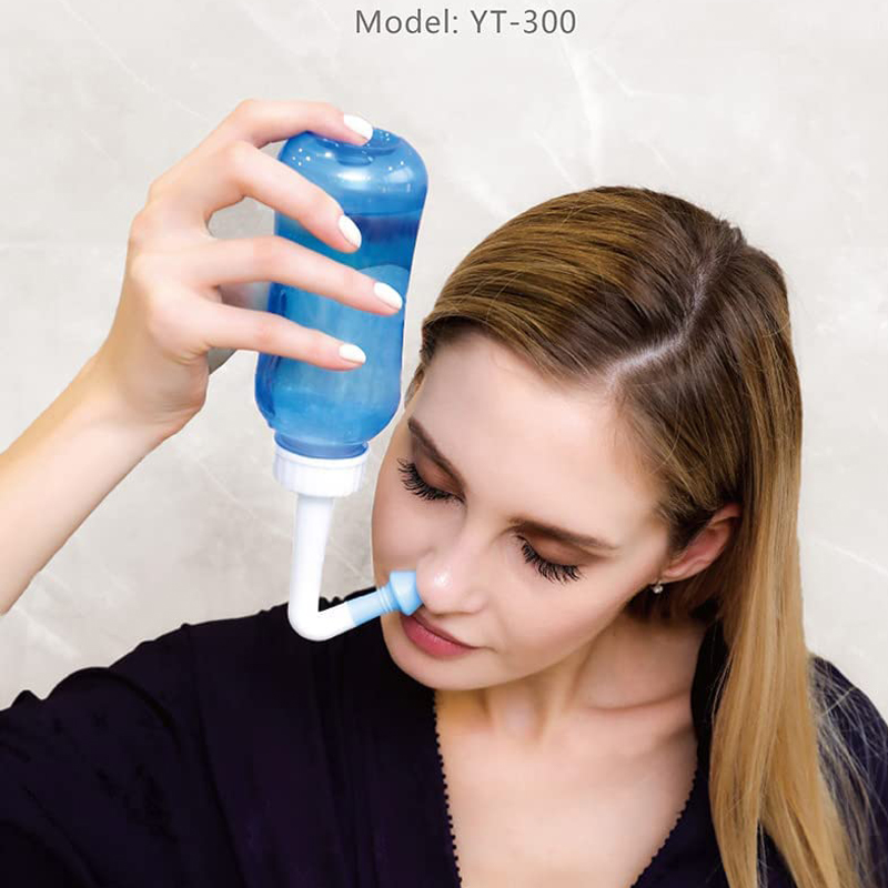Neti Pot Nasal Rinse - Professional ล้างจมูกทําความสะอาดจมูก Irrigator ล้างขวด Protector หลีกเลี่ยงโรคจมูกอักเสบภูมิแพ้ผู้ใหญ่เด็ก