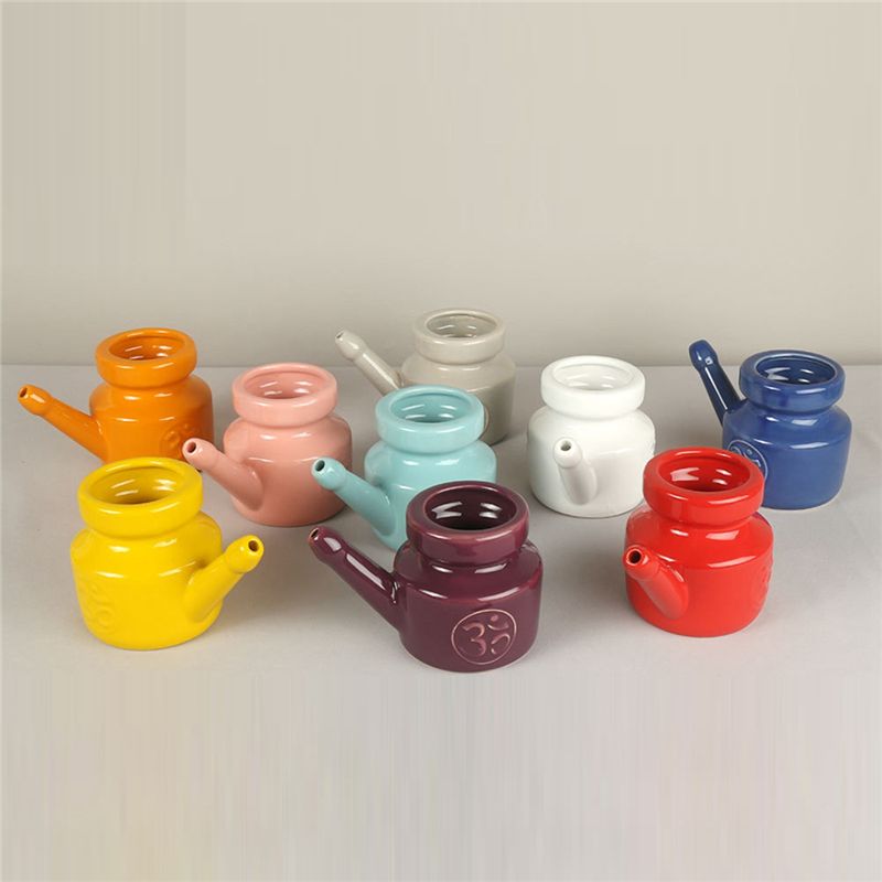【สินค้าพร้อมส่ง】หม้อเซรามิกเนต - Neti Pot Nasal Rinse บทวิจารณ์และราคา