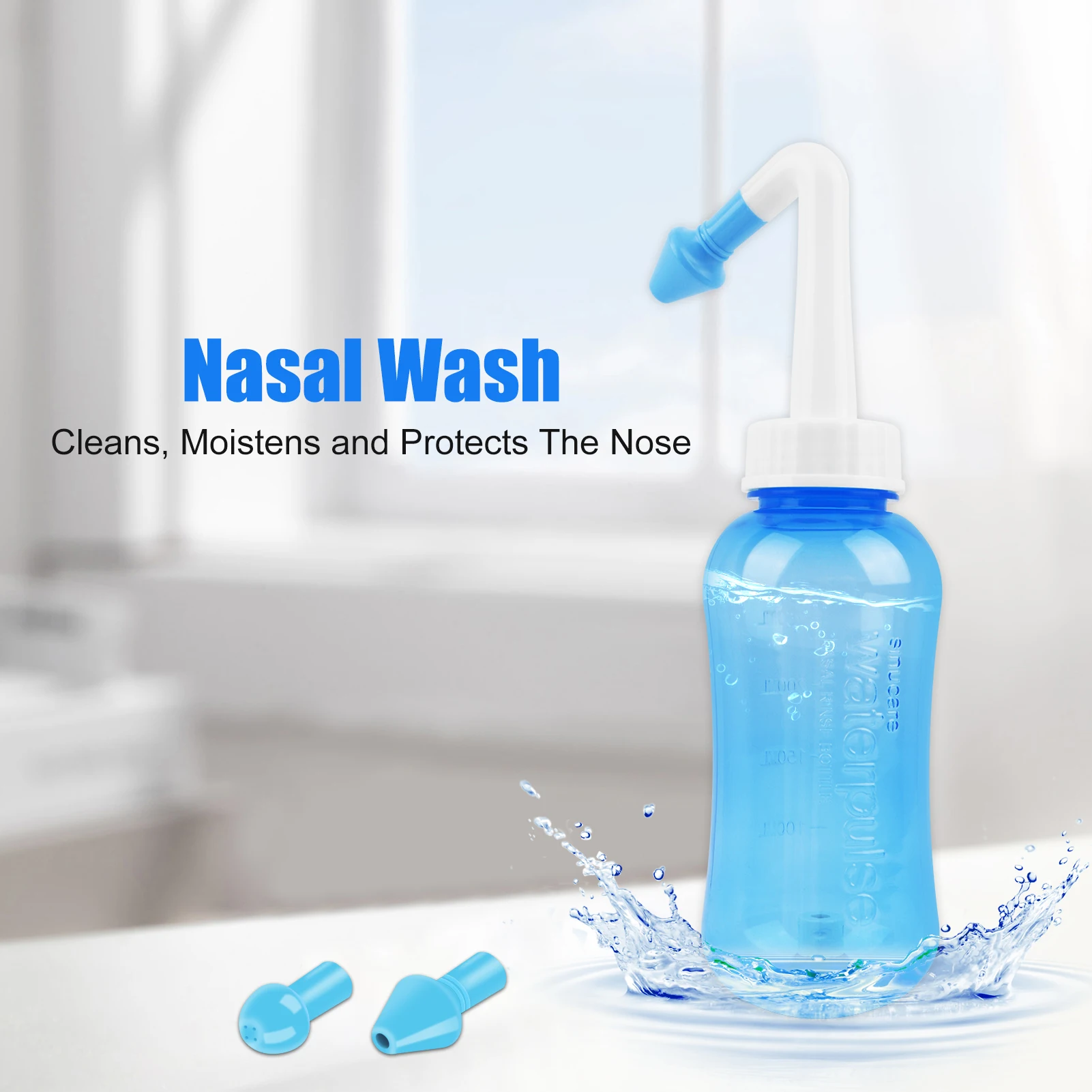 300/500ML ล้างจมูกทําความสะอาด - Neti Pot Nasal Rinse บทวิจารณ์และราคา