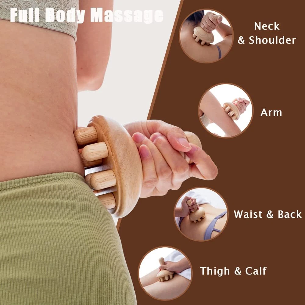 เครื่องมือนวดไม้รูปเห็ด ใช้ได้ - Health With Wellness บทวิจารณ์และราคา