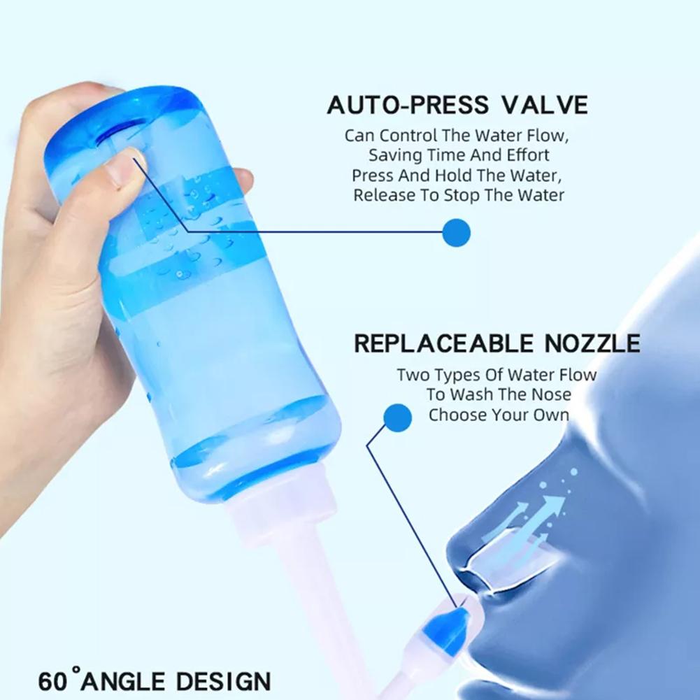 ขวดล้างจมูก 300 มล. สำหรับล้าง - Neti Pot Nasal Rinse บทวิจารณ์และราคา