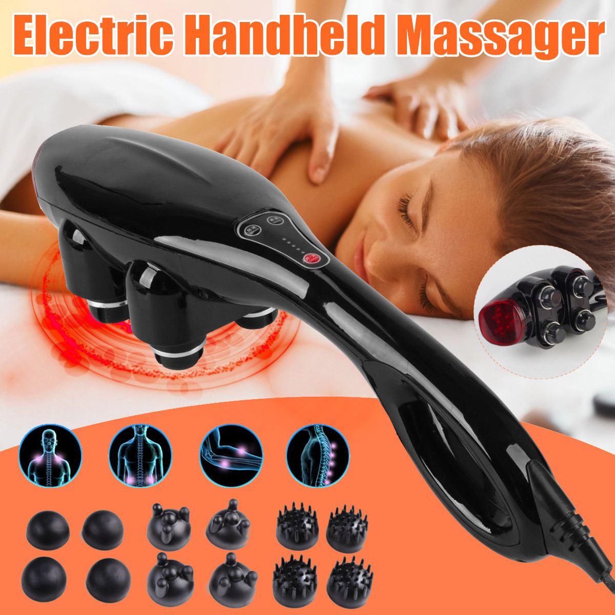 สี่หัวที่มีประสิทธิภาพ Multifu - Scalp Massager Electric บทวิจารณ์และราคา