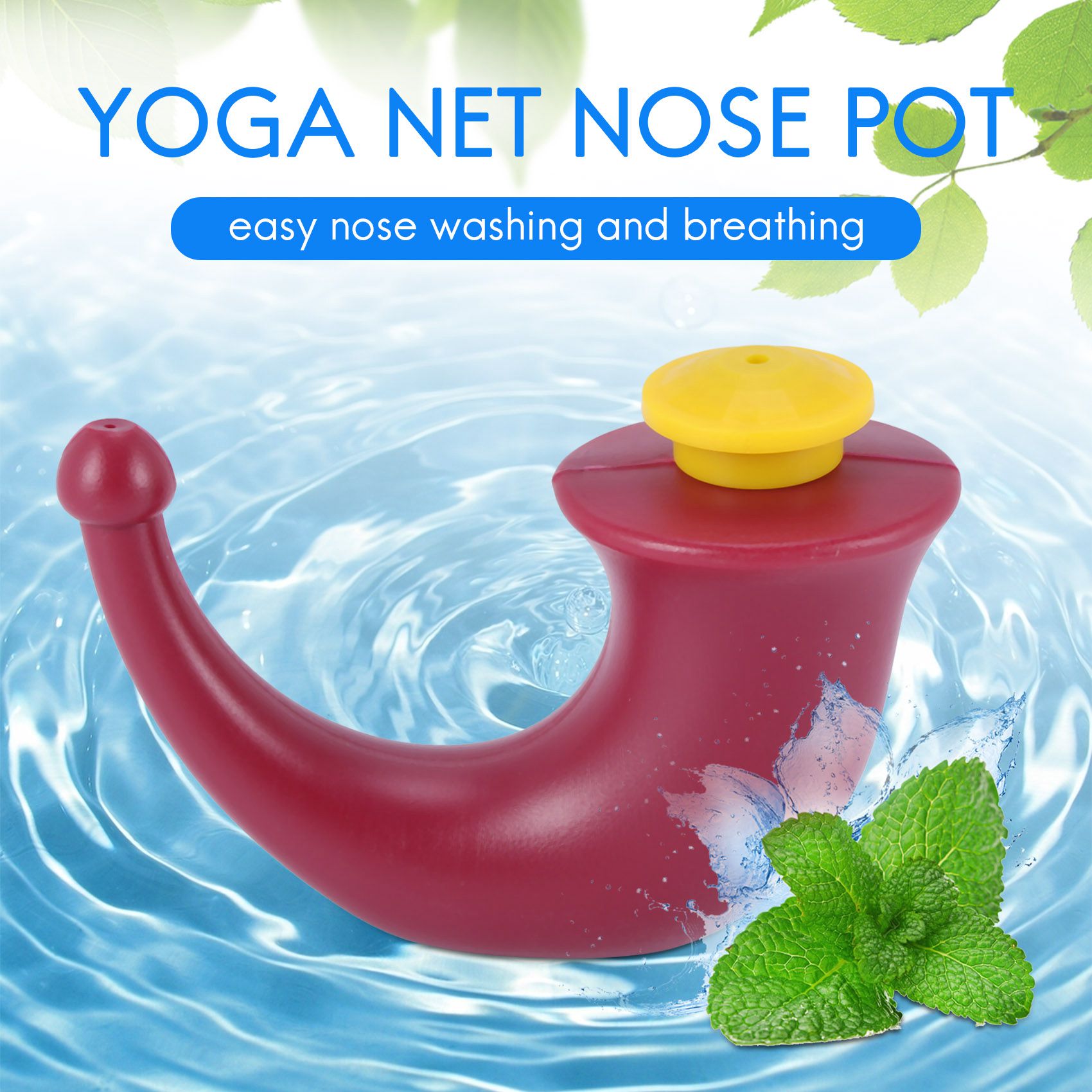 ระบบล้างจมูกสำหรับโยคะใช้ล้างจ - Neti Pot Nasal Rinse บทวิจารณ์และราคา