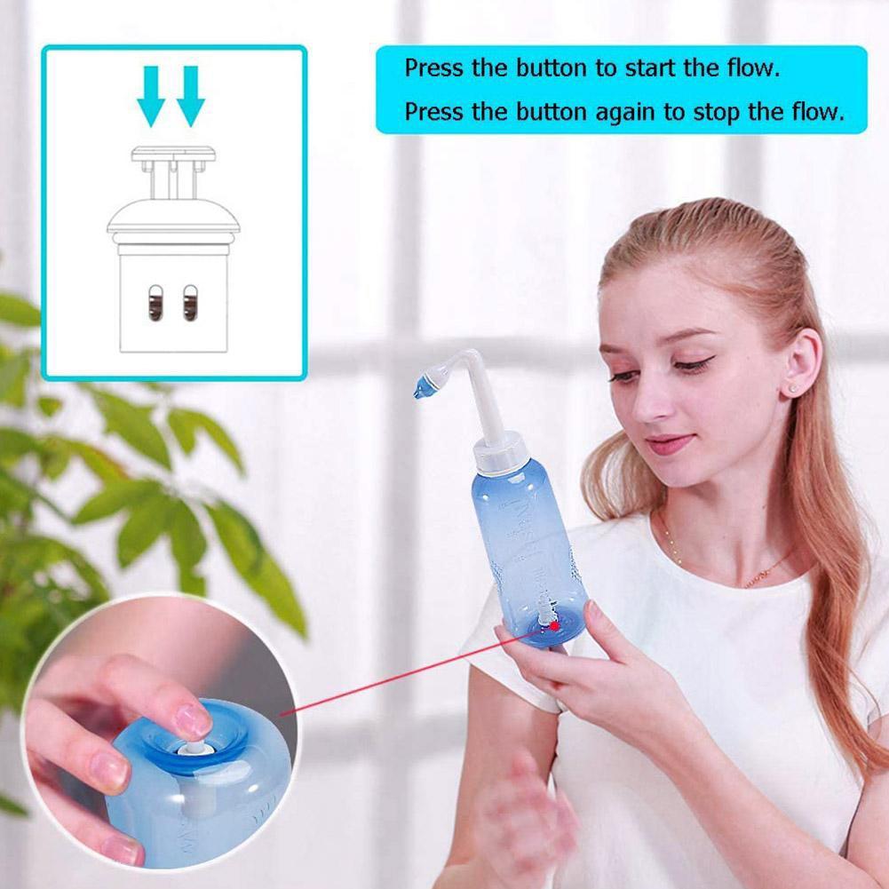 300 Nose Wash Cleaner Nasal Ir - Neti Pot Nasal Rinse บทวิจารณ์และราคา