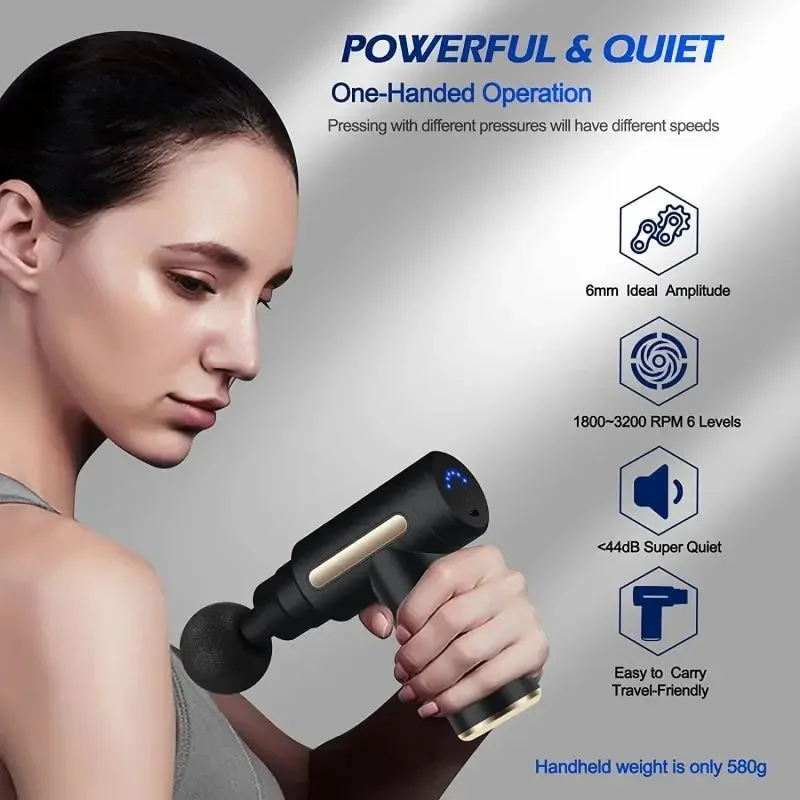 แบบพกพา Fascial นวดปืนไฟฟ้า Pe - Scalp Massager Electric บทวิจารณ์และราคา